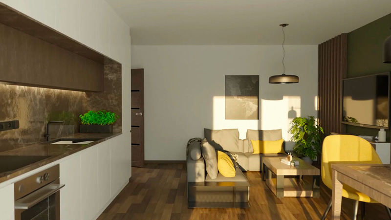 Exkluzivní byt 2+kk s chytrou domácností a fotovoltaikou v projektu Modřínová - Třebíč